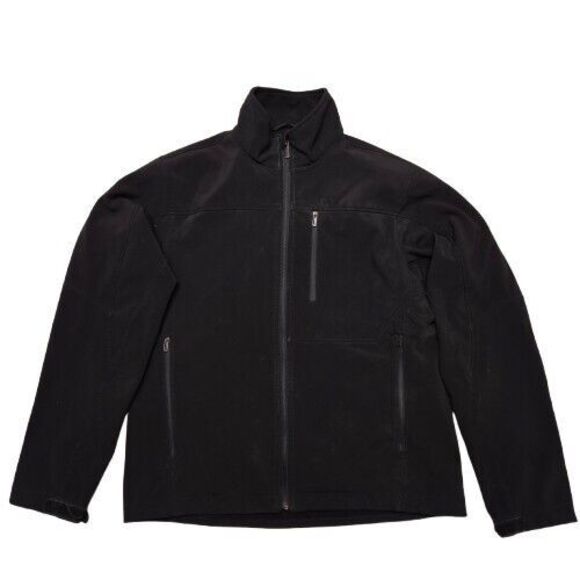 Tumi Jacket Black Mens Medium Tech Windbreaker Corpcore Normcore - Picture 1 of 6